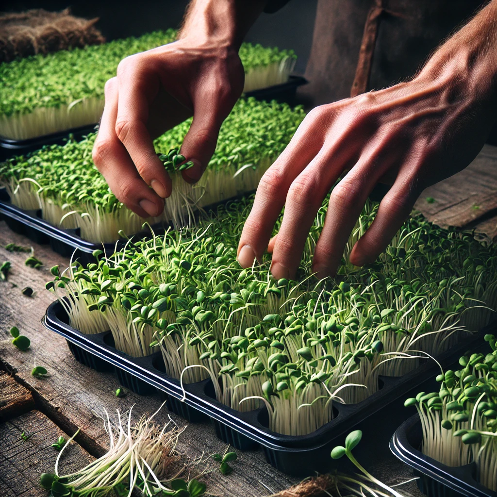Cultivo de microgreens
