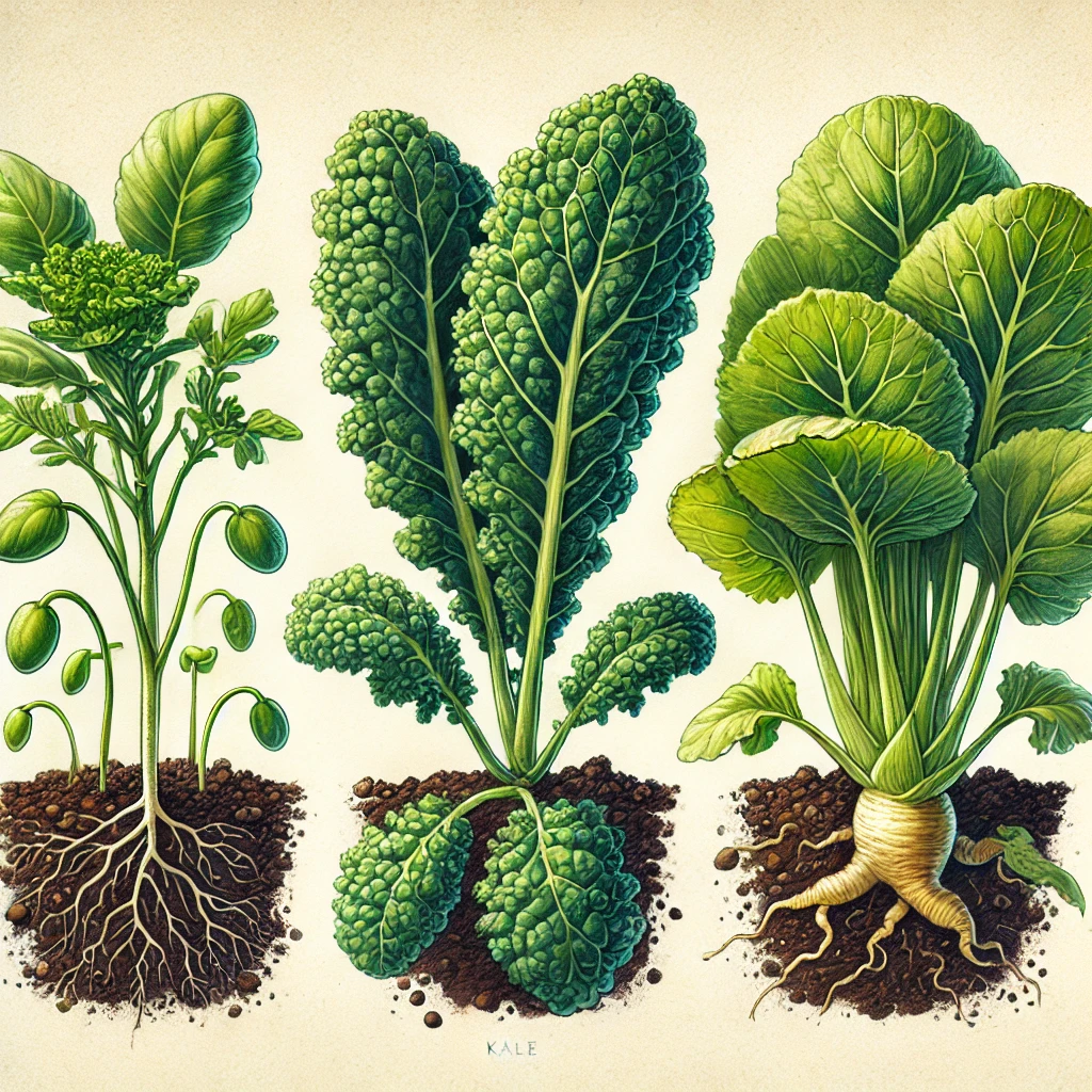 Mostaza, Kale, Wasabi