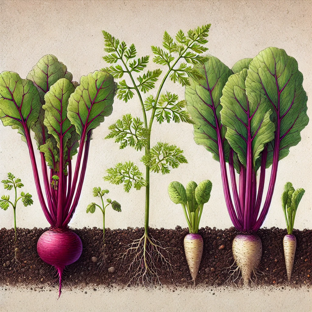 Remolacha, Zanahoria, Nabo